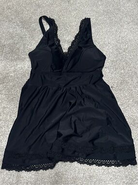 Women’s one piece, skirt bottom, bathing suit